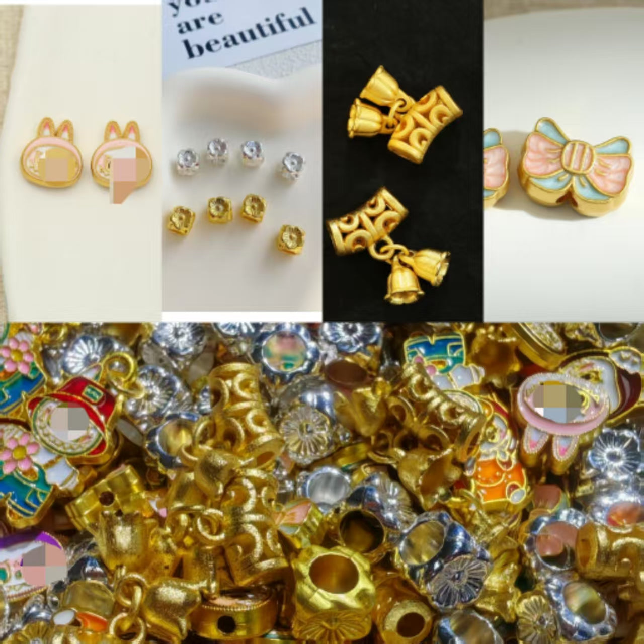 色持ち優,高品質金属製手作りアクセサリーパーツ