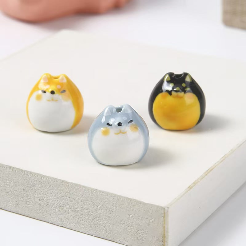 可愛い陶磁器ビーズ