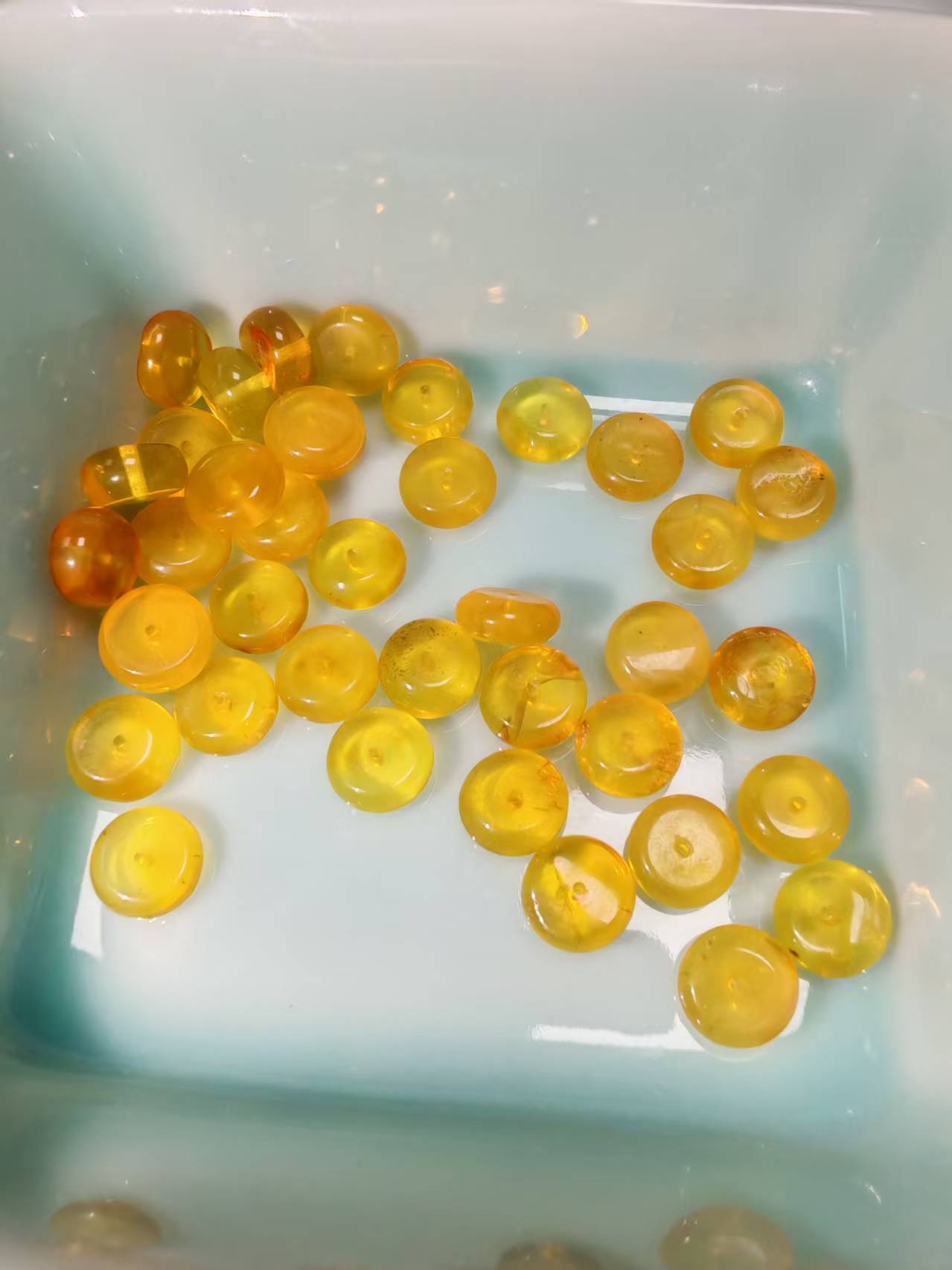 天然石原石ビーズと色んな形石