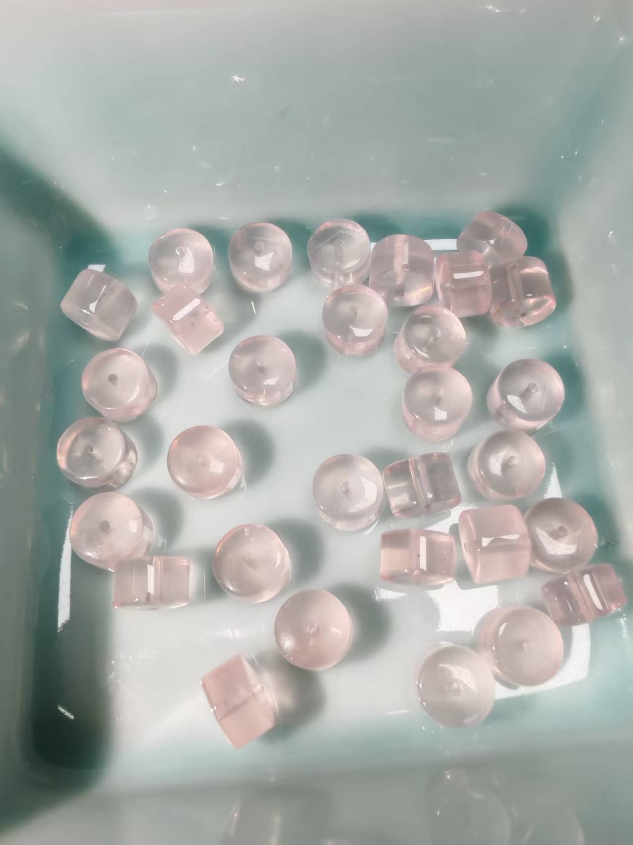 天然石原石ビーズと色んな形石