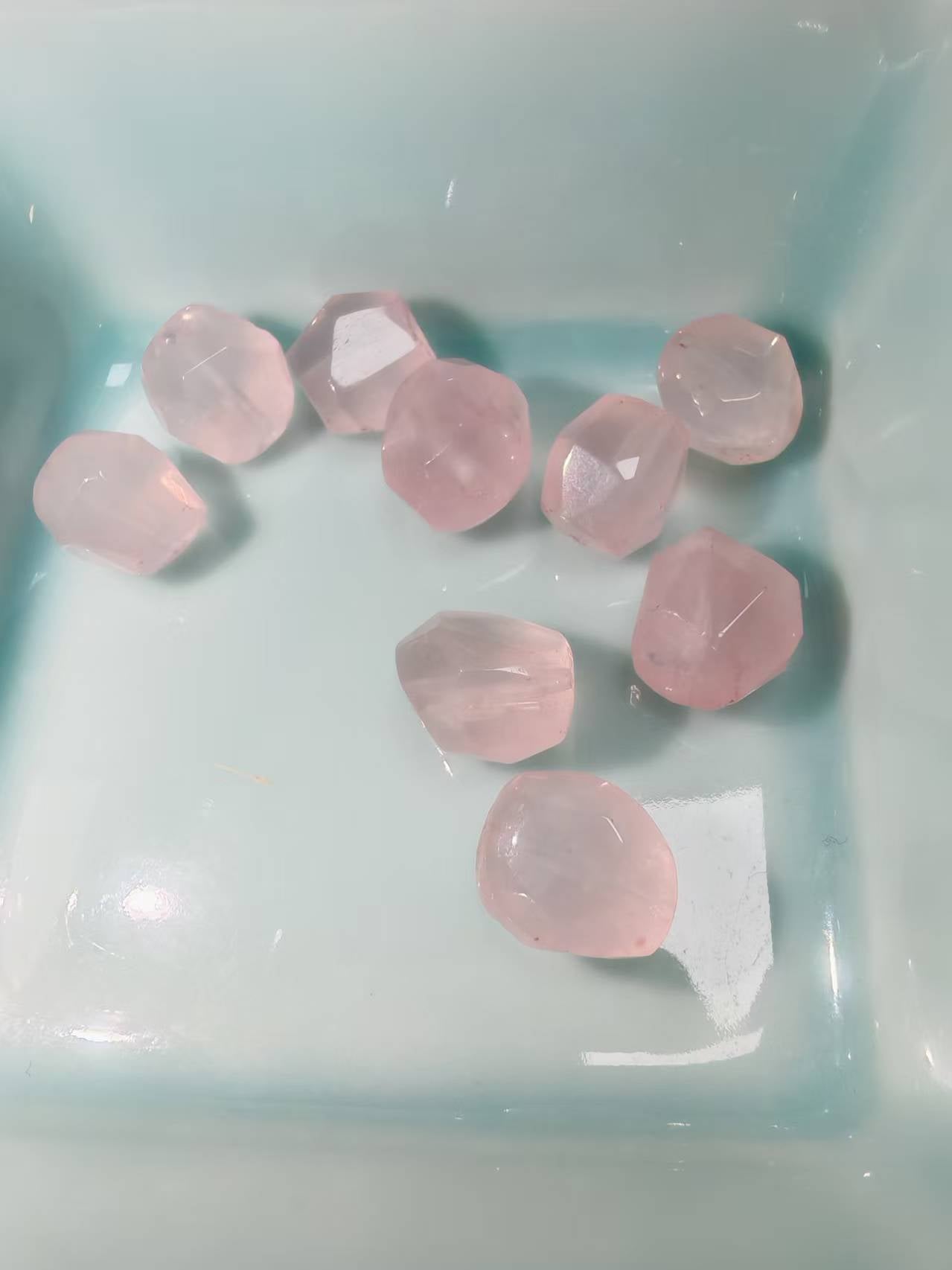 天然石原石ビーズと色んな形石