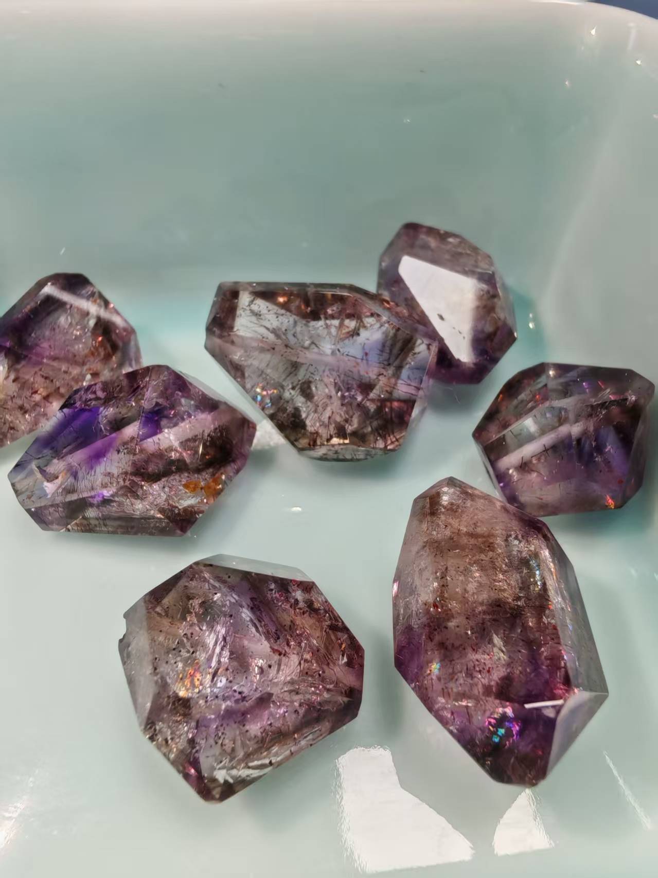 天然石原石ビーズと色んな形石