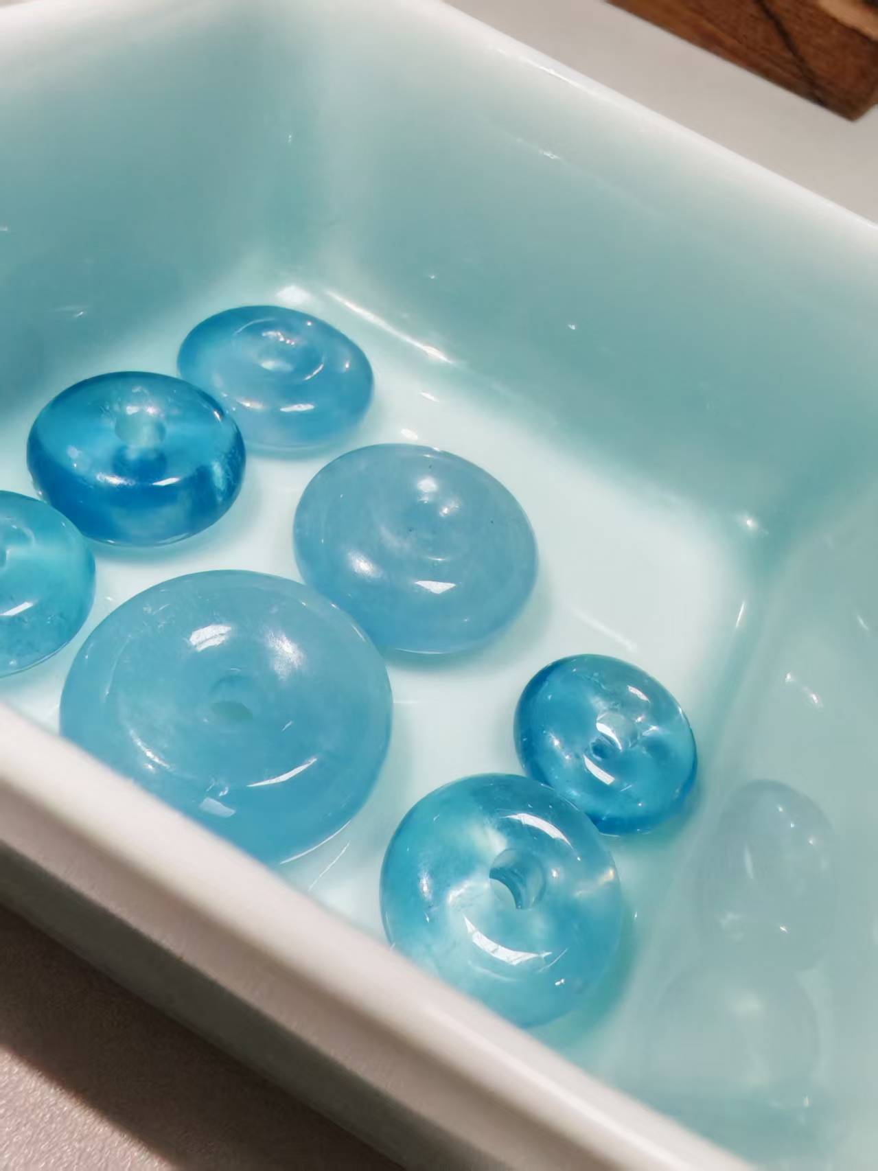 天然石原石ビーズと色んな形石