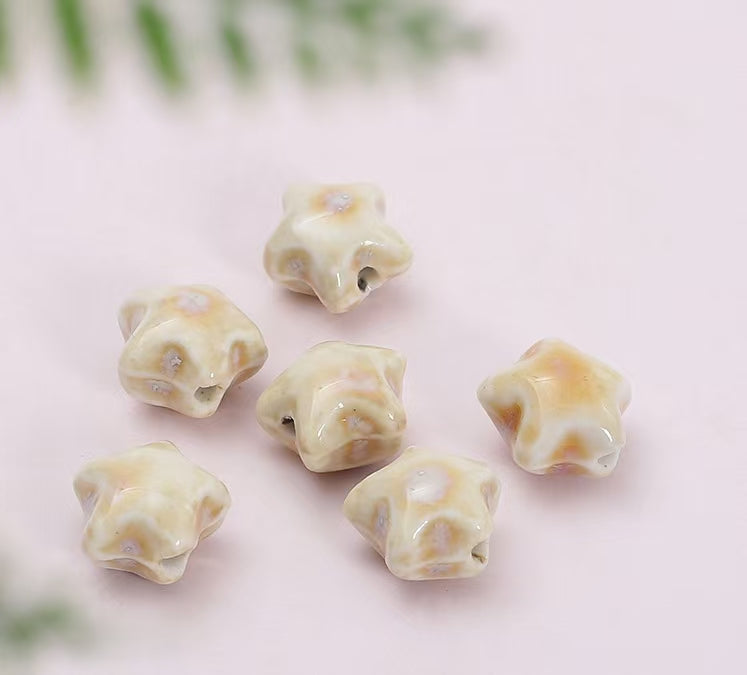 可愛い陶磁器ビーズ