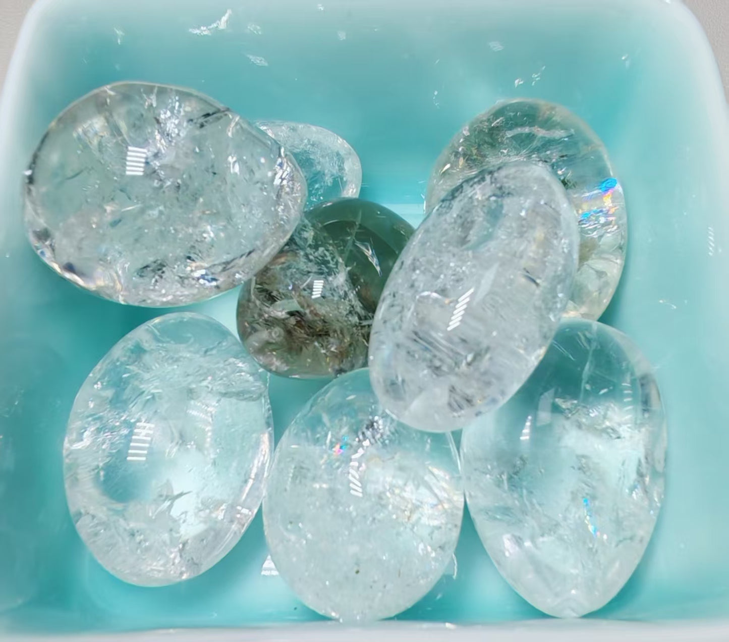 天然石原石ビーズと色んな形石