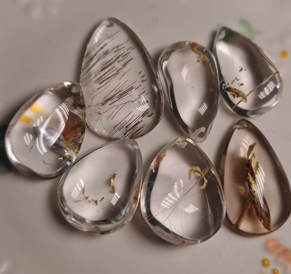 天然石原石ビーズと色んな形石