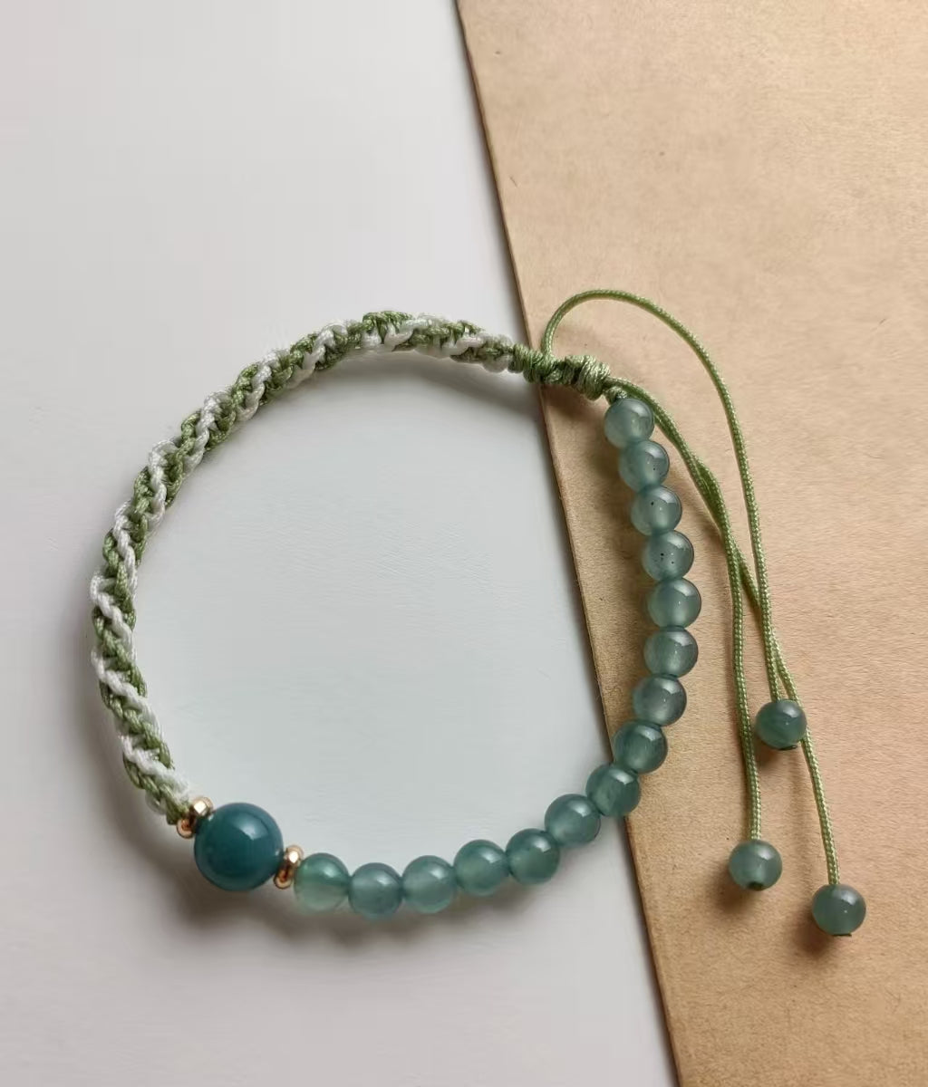 編み紐編み編みの手作りブレスレット